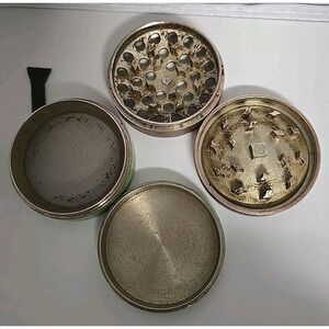 SharpStone 63MM Spice Tobacco Herb Grinder -4 Piece- GunMetal